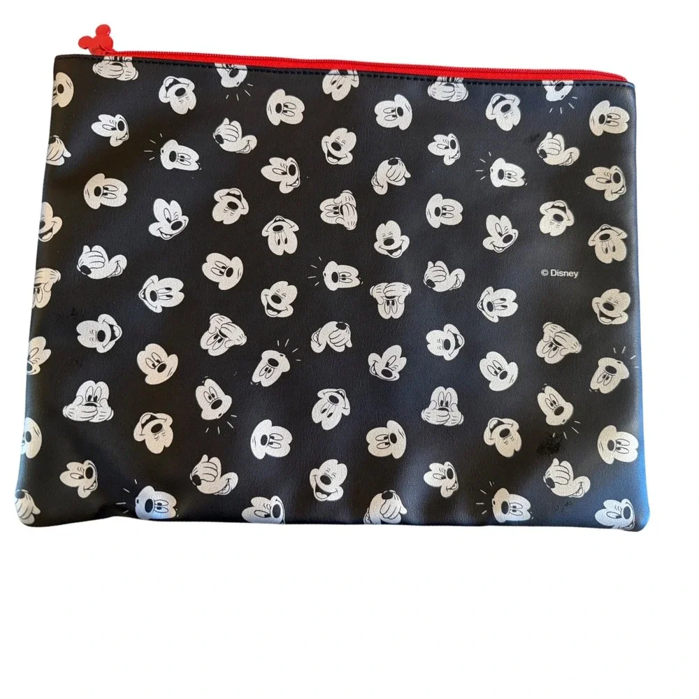 Disney x The Face Shop Limited Edition Mickey Mouse Pouch Black Cosmetic Bag